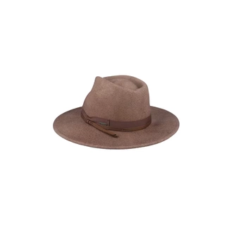 Kapelusz damski Brixton Dayton Convertible Brim Ranche  wełniany brązowy