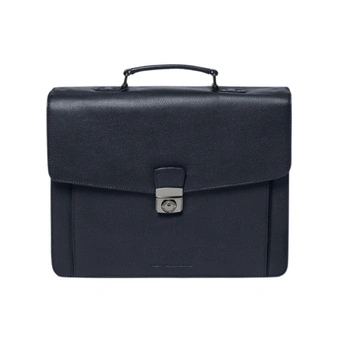 Torba męska CXL by Christian Lacroix czarna aktówka skórzana