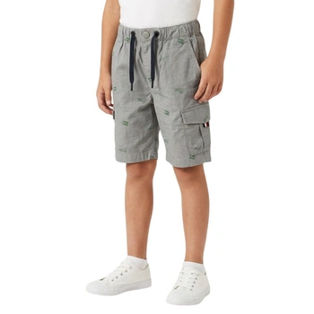 Spodenki chłopięce Tommy Hilfiger szorty szare logo