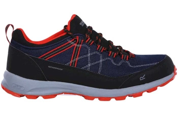Buty męskie Regatta Samaris Lite Low II trekkingowe wodoodporne niebieskie