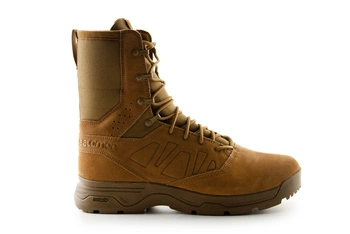 Buty damskie Salomon Guardian CSWP skórzane militarne beżowe