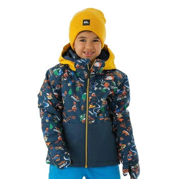Kurtka chłopięca Quiksilver Little Mission zimowa narciarska ciemny granatowy