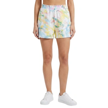 Spodenki damskie Guess Tie-dye dresowe krótkie kolorowe