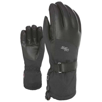 Rękawice damskie Level Bliss I-Crystal Gore-Tex narciarskie czarne r. S