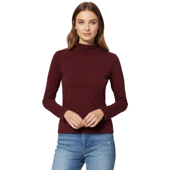 Koszulka damska Lee Striped Ls High Nech bawełniana z golfem r. XS