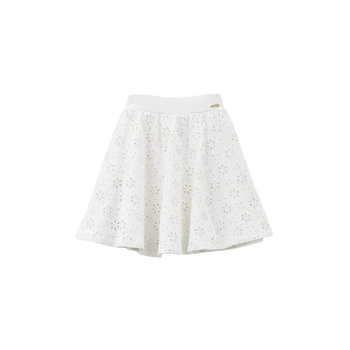 Spódnica dziewczęca Guess biała bawełniana