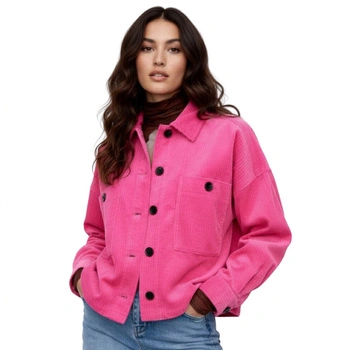 Kurtka damska Zara sztuksowa różowa