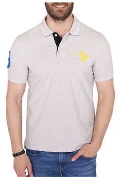 Koszulka męska U.S. Polo Assn. Color Polo szara