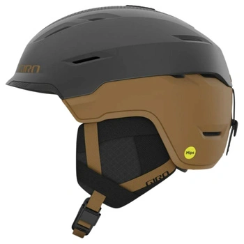 Kask dla dorosłych Giro Tor Spherical MIPS narciarski szaro-brązowy