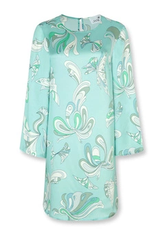 Sukienka damska Juvia Demi jedwabna wzorzysta