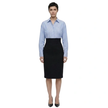 Koszula body damska Zara elegancka niebieska w paski r. L