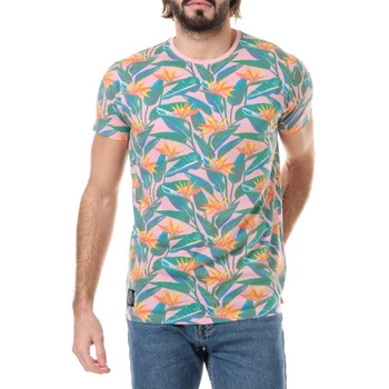 Koszulka męska Hopenlife Sakura kolorowa na lato