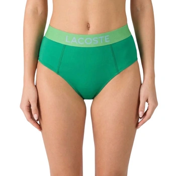 Dół od bikini Lacoste majtki kąpielowe plażowe zielone r. S
