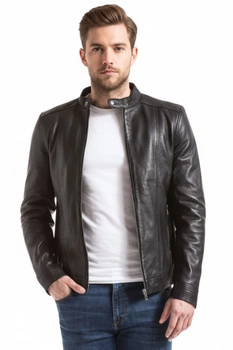 Kurtka męska Blue Wellford Corrib czarna pilotka