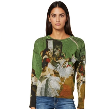 Sweter damski Desigual Degas z motywem baletu