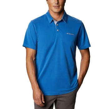 Koszulka męska Columbia Nelson Point polo niebieska