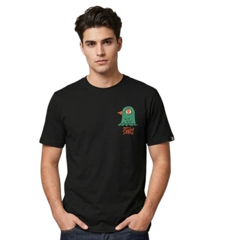 Koszulka męska The Dudes Bird Head Classic T-Shirt bawełniana czarna r. L