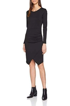 Sukienka damska Ichi Ihinger z długim rękawem czarna