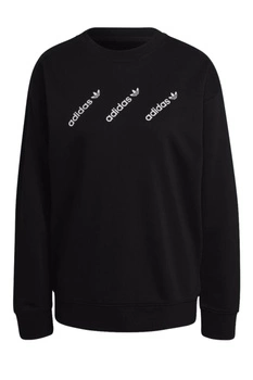Bluza damska Adidas Crew czarna bawełniana r. XS