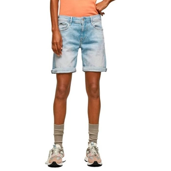 Spodenki damskie Pepe Jeans Poppy bermudy jeansowe shorty