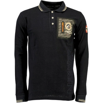 Koszulka męska Geographical Norway Kitor czarna polo
