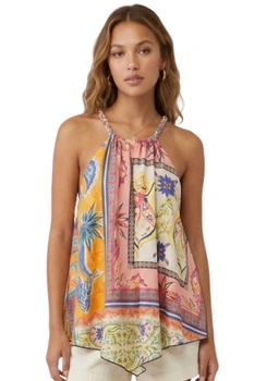 Bluzka damska Desigual Casandra kolorowy halter