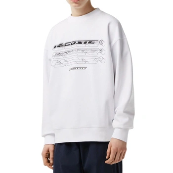 Bluza męska Lacoste SH5540 o luźnym kroju biała r. S