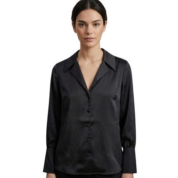 Koszula damska Sinequanone satykowa klasyczna czarna