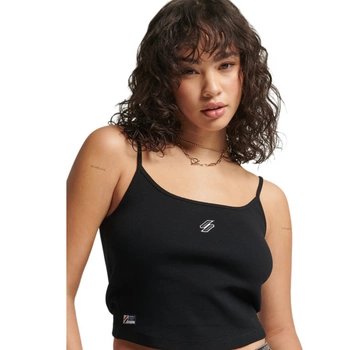 Koszulka damska Superdry Code Tank top na ramiączkach czarny