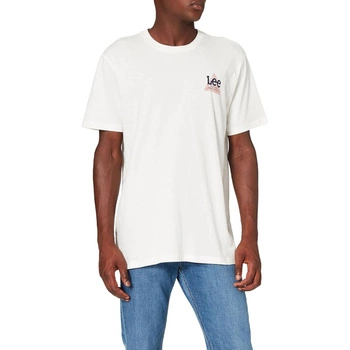 Koszulka męska Lee Small Triangle t-shirt biała bawełniana