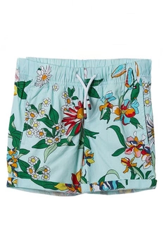 Spodenki dziecięce Tommy Hilfiger Resort krótkie w kwiaty