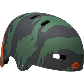Kask rowerowy Bell Span dziecięcy orzeszek BMX zielony moro