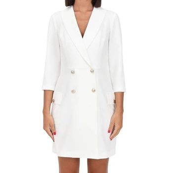 Sukienka damska Liu Jo Thriller kremowa marynarkowa