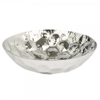 Miska na owoce Lambert GmbH srebrna ręcznie wykonana