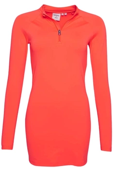 Sukienka damska Superdry Code SL Bodycon dopasowana neonowa