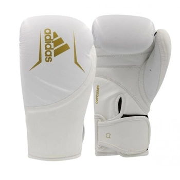 Rękawice Adidas Speed 200 bokserskie skóra PU białe