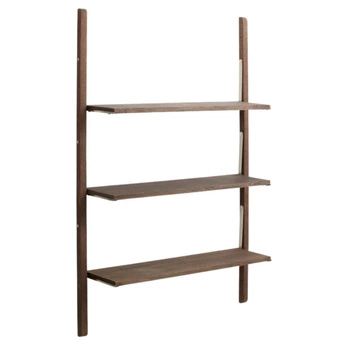 Półka ścienna Nordal Sinca z drewna mango minimalistyczna 126 x 86 cm