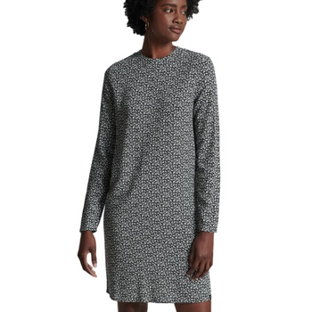 Sukienka SuperDry Studios L/S woven prosta w kwiaty