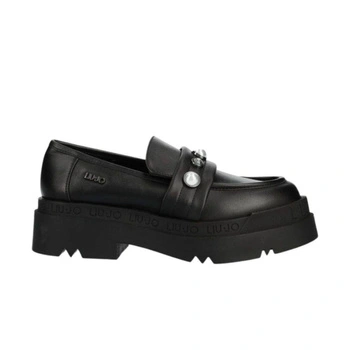 Buty damskie Liu Jo Love 37 skórzane lordsy czarne mokasyny r. 36