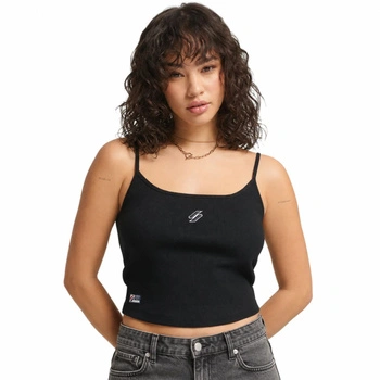 Koszulka damska Superdry Code Tank top na ramiączkach czarny r. S