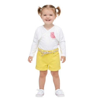 Sweter dziewczęcy Chicco bolerko białe r. 86