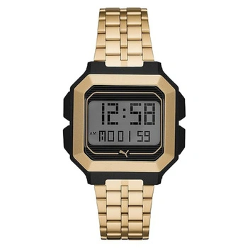 Zegarek męski sportowy Puma Remix P5016 kwarcowy złoty