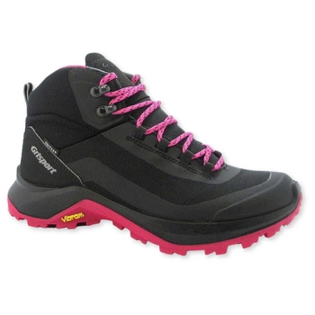 Buty damskie Grisport trekkingowe wysokie czarne wodoodporne r. 38