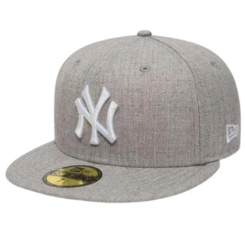 Czapka New Era  59FIFTY MLB Basic New York Yankees (NEYYAN)  z prostym daszkiem szara r. 6  7/8