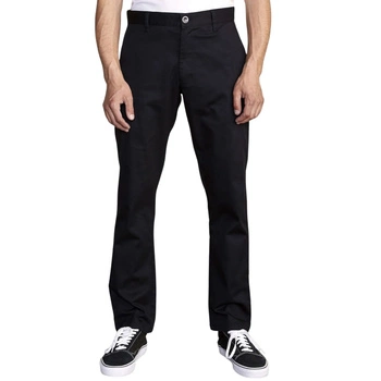 Spodnie męskie RVCA The Weekend proste chinosy czarne