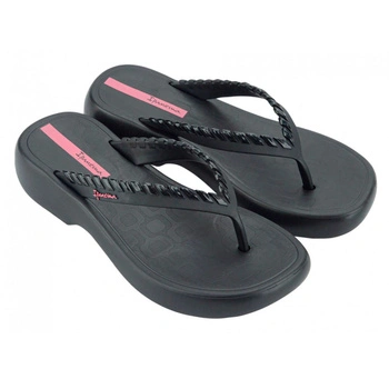 Klapki damskie Ipanema Verano czarne japonki na platformie r. 39