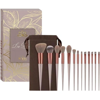 Zestaw 13 pędzli do makijażu oczu Ecarla La Buena