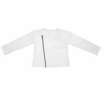 Bluza dziewczęca Chicco kremowa zasuwana