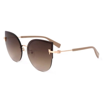 Okulary przeciwsłoneczne damskie Trussardi STR397F kocie gradalne