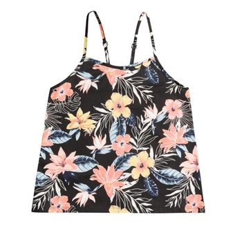 Koszulka dla dziewczynki Roxy Beautiful Sunset na ramiączkach w kwiaty